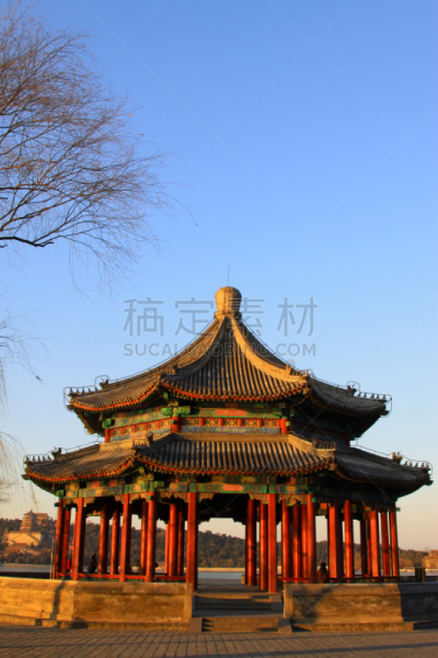 颐和园,湖,山,风景,垂直画幅,天空,美,公园,昆明湖,户外