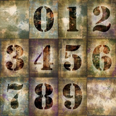 摇滚乐,数字,字母,古董,纹理效果,风化的,符号,平视角,古老的,古典式