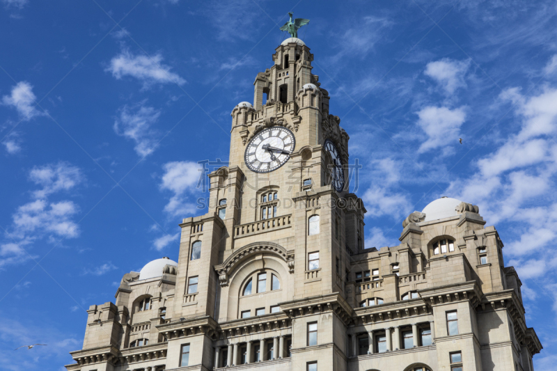 The Royal Liver Building in Liverpool, UK