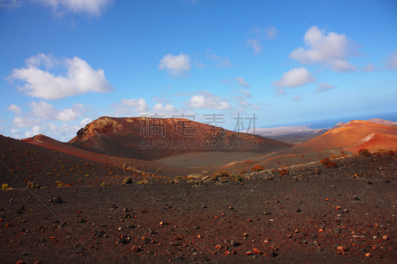 timanfaya national park,兰萨罗特岛,火山地形,火神,水平画幅,无人,大西洋群岛,户外,加那利群岛,山