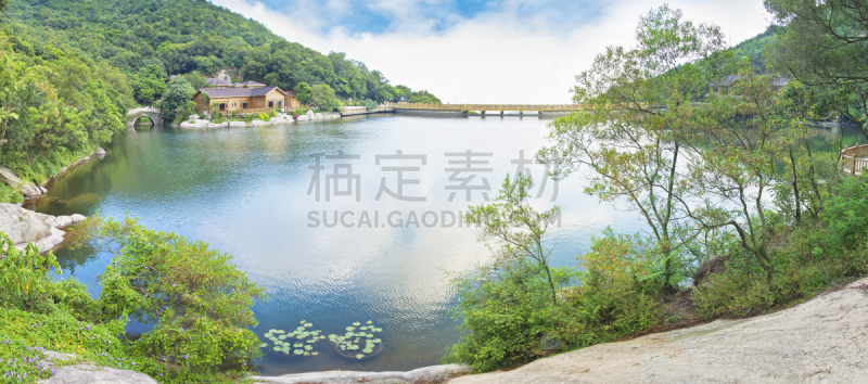 湖,山,公园,水,天空,夏天,福建省,草,居住区,著名景点