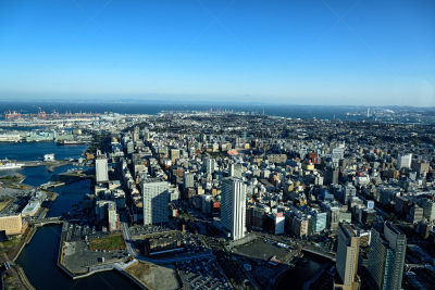 横滨,横滨高速铁路,体育场,天空,横滨球场,水平画幅,无人,户外,天文台,都市风景