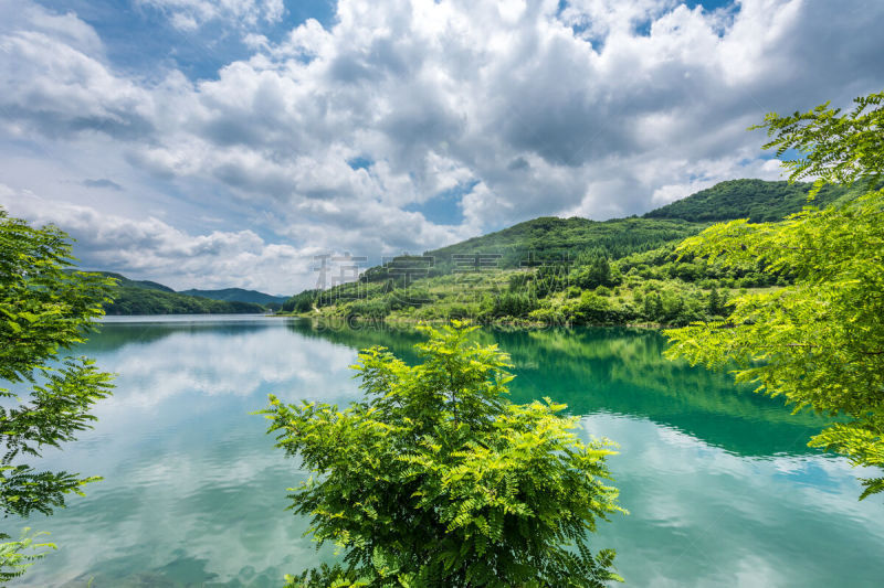 丹东,辽宁省,中国,国家森林公园,公园,泻湖,自然,天空,美,水平画幅