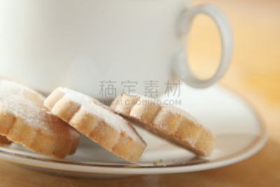 茶碟,杯,饼干,撒下,皮埃蒙特,餐具,洞,水平画幅,形状,无人
