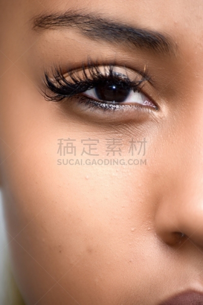 人的眼睛,哥伦比亚,女孩,垂直画幅,眼睑,彩妆,美人,特写,眉毛,仅成年人