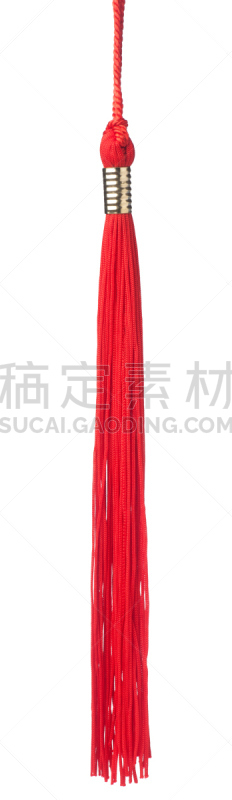 穗,红色,垂直画幅,无人,符号,线绳,特写,白色,丝绸,悬挂的