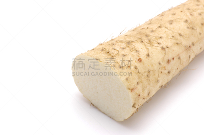 托罗罗,日本料理,马铃薯,水平画幅,日本,白色背景,根茎类蔬菜,准备食物,成分,日本食品