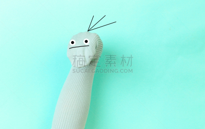 乐趣,袜子,手,剧院,蓝色背景,可爱的,戏剧表演,木偶,玩具