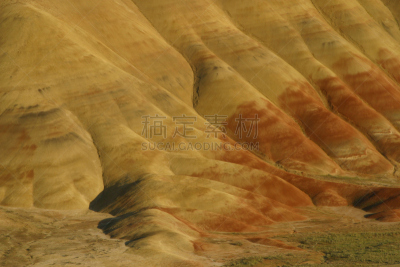 画山,卡尔顿山国家纪念碑,约翰日国家纪念馆,化石遗址,小丘,俄勒冈州,俄勒冈郡,水平画幅,纹理效果,形状