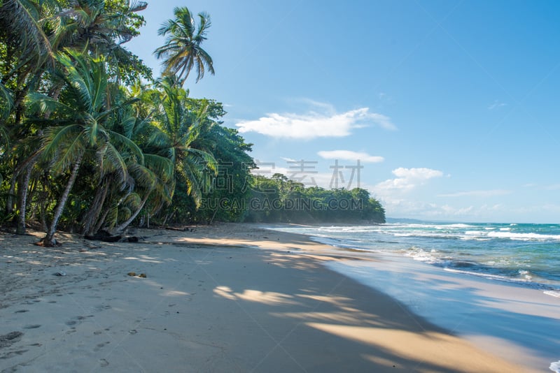 Punta Uva beach in Costa Rica, caribbean coast