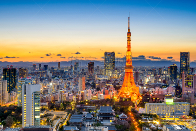 东京,城市天际线,日本,新宿区,水平画幅,夜晚,无人,户外,都市风景,商业金融和工业