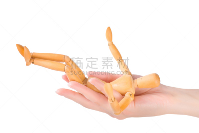 女人,木制,手,人造模特,羊毛帽,绊脚,木偶,水平画幅,落下,求助
