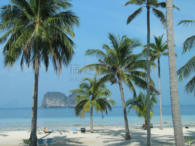 泰国,海滩,2004印度洋地震海啸,2004,海啸,水,度假胜地,水平画幅,岩石,印度洋