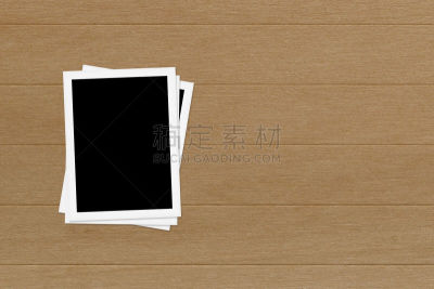 空白的,桌子,木制,一次成像照相机,即时成像,宝丽莱,留白,边框,水平画幅