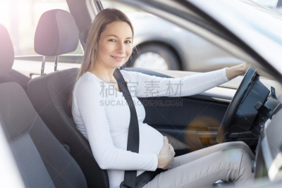 女人,汽车,美,车轮,水平画幅,父母,美人,陆用车,腹腔,安全