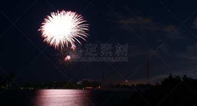 放焰火,活湃湖滩,白昼,维多利亚,海湾,水,天空,水平画幅,沙子,夜晚