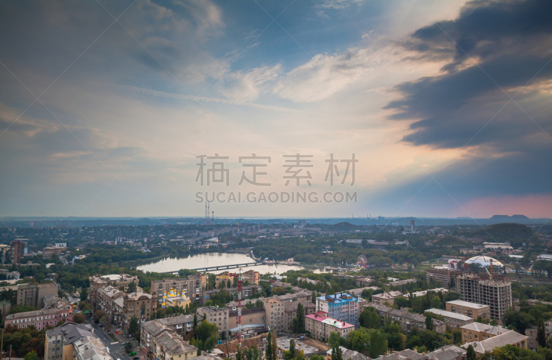 都市风景,bird's eye,伦敦城,顿涅茨克,天空,地名,水平画幅,夜晚,无人,户外