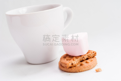 饼干,白色,杯,巧克力,黄油,休闲活动,茶碟,早晨,周末活动,饮料