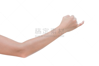 小指,白色背景,分离着色,手势语,拳头,尾戒,一把,关节,手腕,吊钩