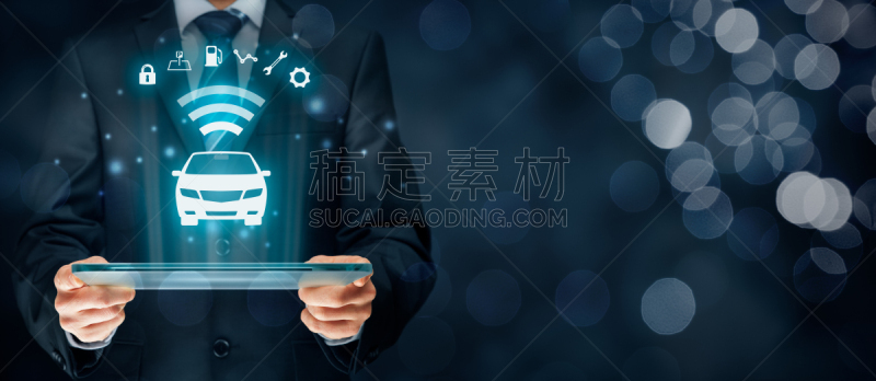 智慧,汽车,概念,电车,汽车导航系统,汽车产业,家庭自动化,未来,水平画幅,能源