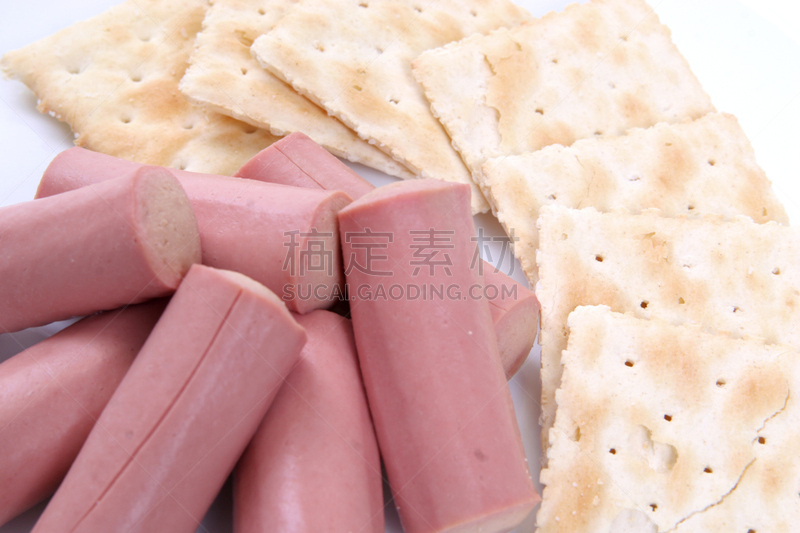 脆饼干,香肠,两个物体,维也纳,奇形怪状的,多余,人造的,水平画幅,形状,白人