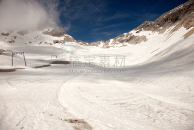 楚格峰,看风景,德国,山,非凡的,天空,雪,半空中,加米施帕腾基兴,湖
