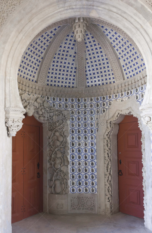 Cupola dome in the Palacio de Pena in Sintra