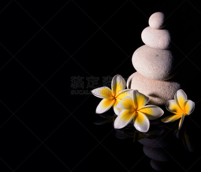 金字塔,雨,赤素馨花,黑色,背景,深情的,数字2,放松,花
