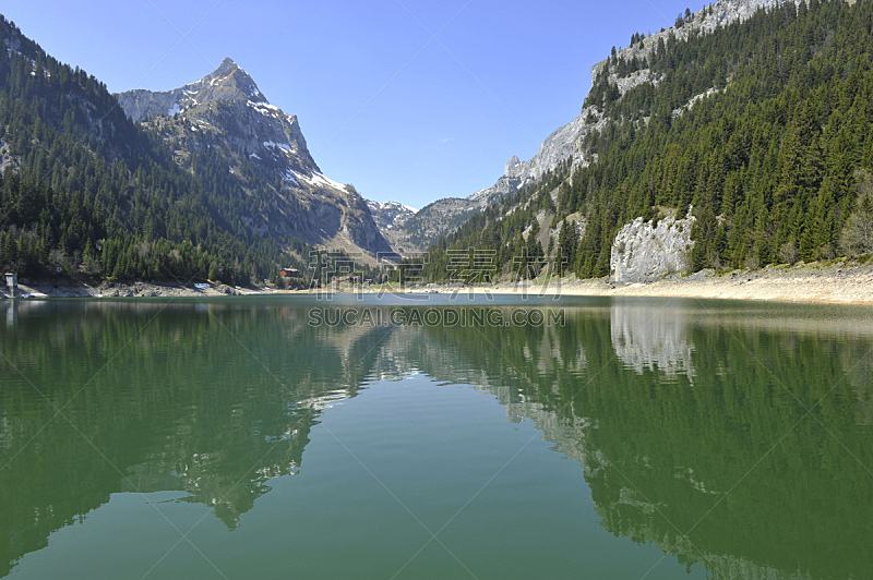 瓦莱斯州,湖,瑞士,自然,水,水平画幅,地形,无人,欧洲,自然地理