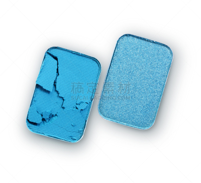 彩妆,碾碎了的,蓝色,眼影,粉饼,面包屑,脸颊,个人随身用品,美,水平画幅