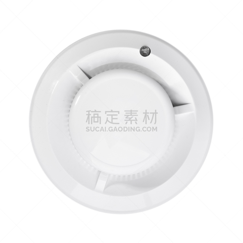 烟雾检测器,火警,传感器,白色背景,背景分离,安全的,一个物体,技术,图像,无人