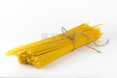 白色背景,分离着色,意大利面,水平画幅,形状,素食,蝴蝶结,绘画插图,传统,生食