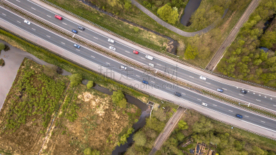 公路,数字4,航拍视角,田径跑道,沥青,汽车,交通,顶部,迅速,交通堵塞