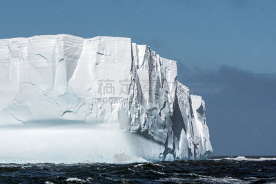 平顶冰山,南极洲,巨大的,南冰洋,水,天空,留白,雪,戏剧性的景观,白色