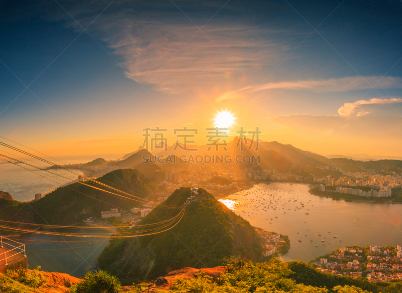 甜面包山,看风景,阿波阿杜尔海滩,里约热内卢,博塔佛戈,伊帕尼马海滩,科巴卡巴纳海滩,巴西,瓜纳巴拉湾,著名自然景观