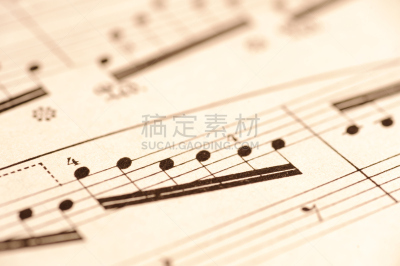 乐谱,特写,肖邦,弹唱小乐曲,图像聚焦技术,选择对焦,水平画幅,夜晚,古老的,音符