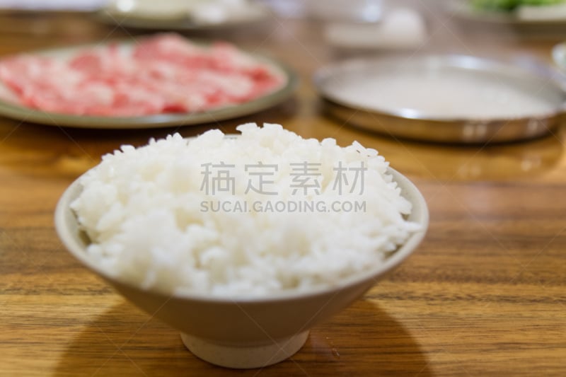 米,碗,火锅店,餐具,水平画幅,有机食品,膳食,香料,大豆,特写