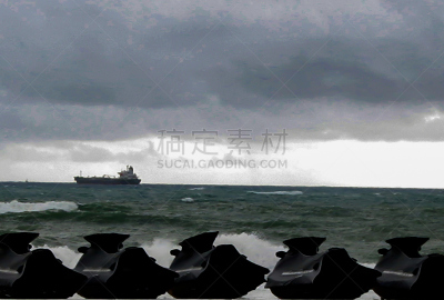 远距离,喷水推进艇,快艇,防波堤,摩托艇,水,天空,美国,水平画幅,地形