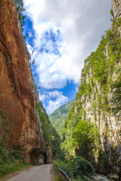 塞尔维亚,格林威治村,黄石大峡谷,交通,环境,隧道,河流,石头,岩石,皮罗特