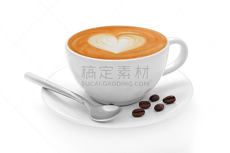 咖啡,拿铁咖啡,咖啡杯,泡沫材料,饮料,热,清新,背景分离,热饮
