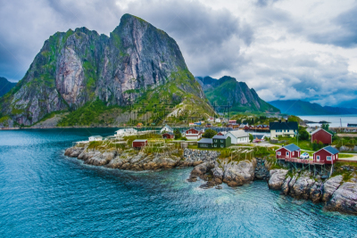 北地,海滩,山,北,海洋,挪威,个性, 罗弗敦群岛 ,接力赛