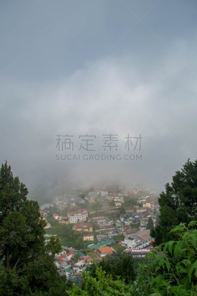 地形,云,雨,季节,季候风,德拉敦,乌塔兰恰尔邦,垂直画幅,公园,山