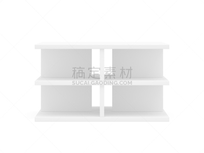 空的,指挥台,书架,零售展示,正面视角,水平画幅,无人,白色背景,长方形,架子