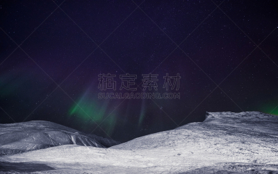 天空,星星,月亮,北极光,山,朗伊尔城,挪威,北极,南极洲,斯瓦尔巴德群岛