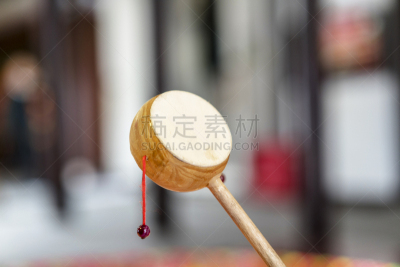 拨浪鼓,传统,玩具,古董,水平画幅,无人,古老的,古典式,过去,工艺品