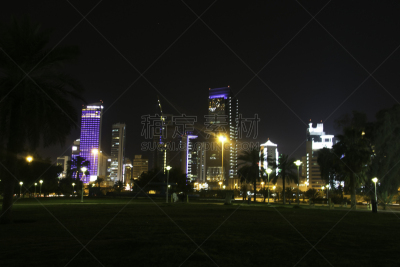 科威特,塔,科威特塔,建筑外部,风景,图像,光轨,波斯湾,无人,户外
