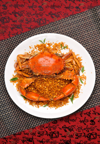 食品,螃蟹,主菜盘,食物的样式,餐具,垂直画幅,无人,膳食,肉