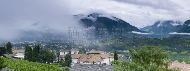 莫然诺,全景,云,在下面,天空,水平画幅,无人,夏天,户外,云景