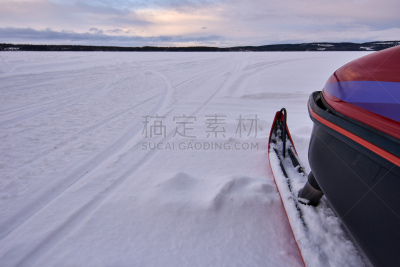 雪上汽车运动,滑雪雪橇,湖,冻结的,自然,迅速,水平画幅,雪,人,户外