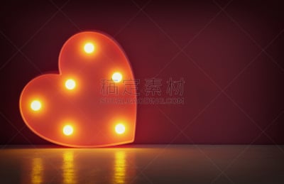 发光二级管,情人节,动物心脏,背景聚焦,黄金,水平画幅,形状,无人,符号,装饰物